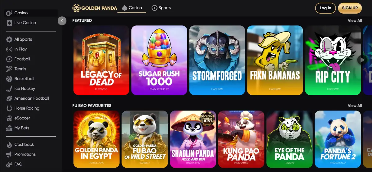 Golden Panda Casino slots collection Golden Panda Casino slots collection