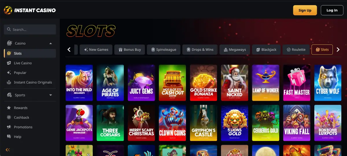 Instant Casino slots collection Instant Casino slots collection