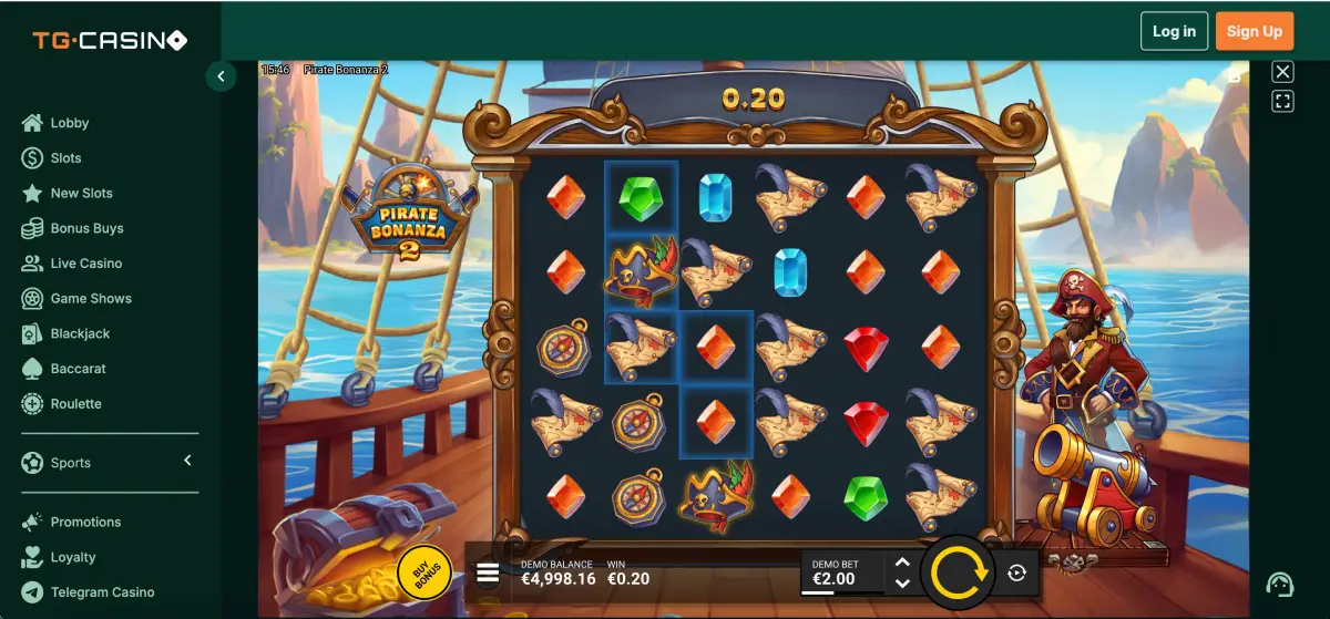 Pirate Bonanza 2 Bombs Away free spins with multipliers
