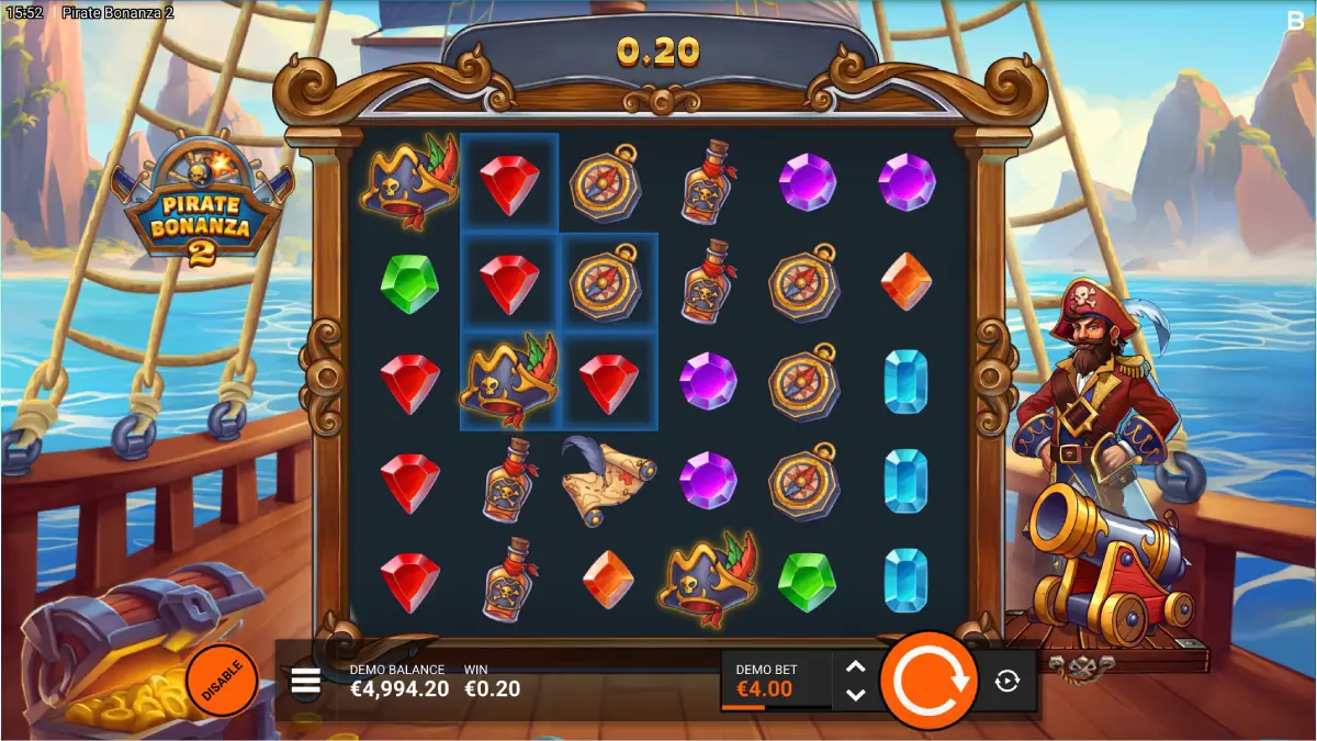 Pirate Bonanza 2 slot popular in Indonesia with scatter pays