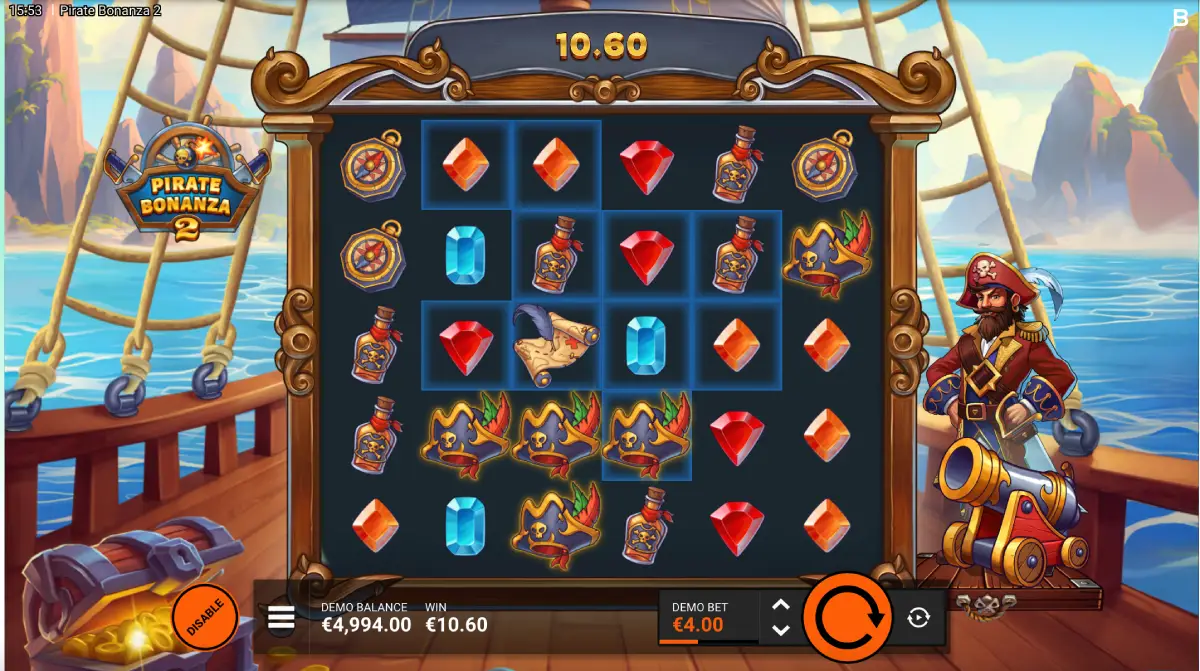 Pirate Bonanza 2 online slot game with 20,000x max win